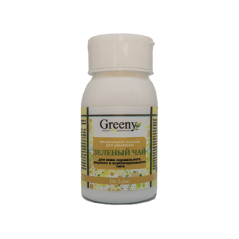 Минеральная пыльца для умывания Зеленый чай 100гр